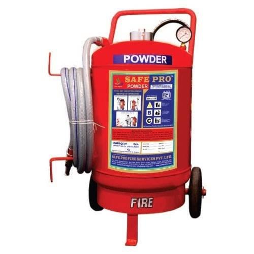 75KG TROLLEY MOUNT FIRE EXTINGUISHER, Certification : ISI Certified