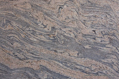 Polished Colombo Juparana Granite Slab, for Kitchen Countertops, Flooring, Overall Length : 6-9 Feet