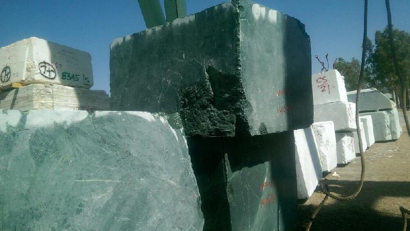 Green Marble Block