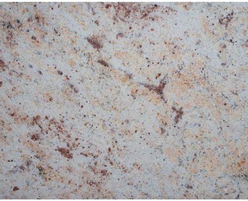 Polished Ivory Brown Granite Slab, Overall Length : 6-9 Feet