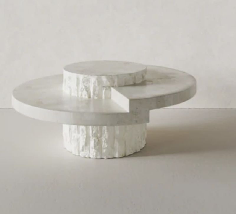Rectangular Marble Coffee Table, for Garden, Home, Hotel, Restaurant, Style : Modern