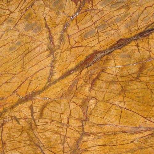 Aaliya Stones Polished Rainforest Golden Marble Slabs, for Kitchen Top