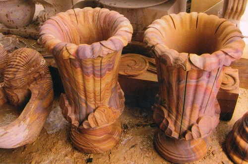 Sandstone Flower Pots