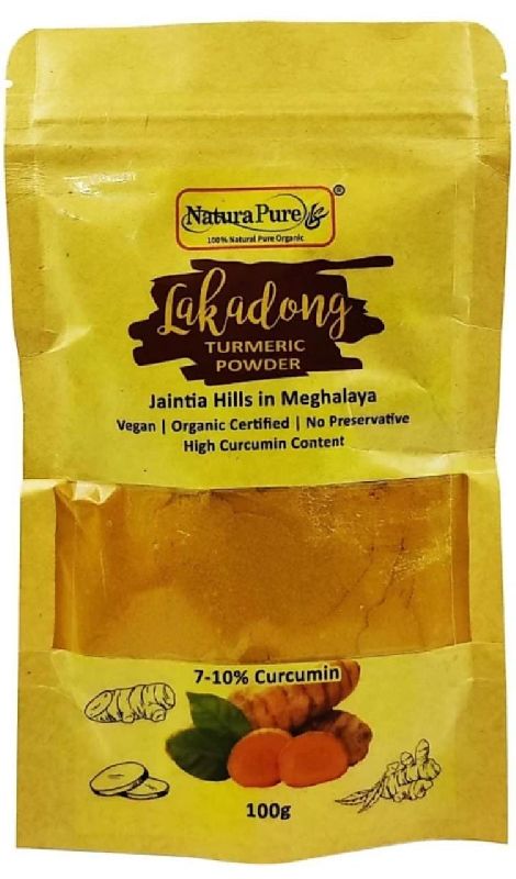 Naturapure Ls 100% Pure Natural (iso Certified) Lakadong Turmeric Powder-haldi Powder-1kg.