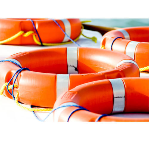 PVC Protective Life Buoy, Color : Orange