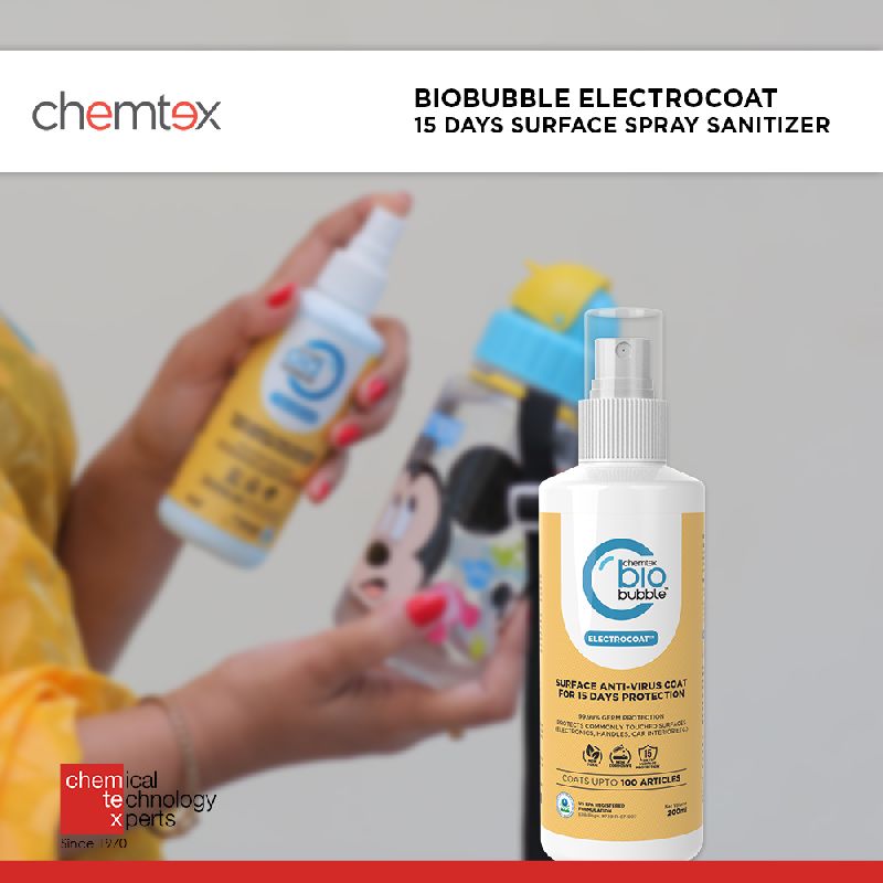 BioBubble ElectroCoat - 15 Days Surface Spray Sanitizer