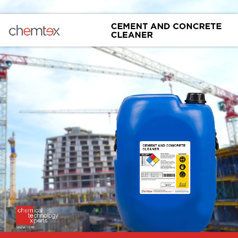 Cement and Concrete Cleaner, for Construction
