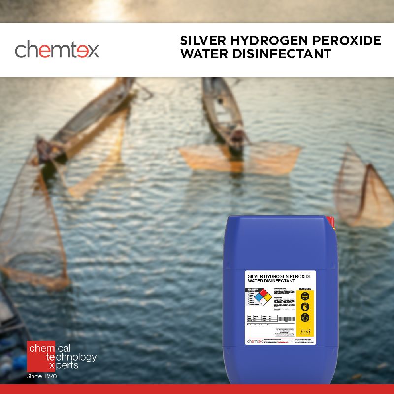 Silver Hydrogen Peroxide Water Disinfectant, for Aquaculture