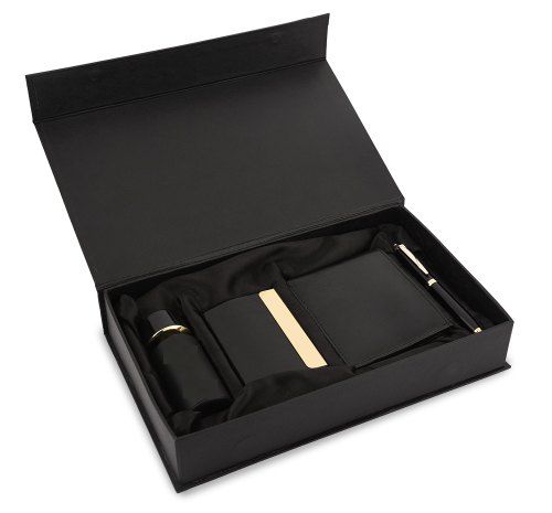 Perfume Wallet Card Holder and Pen Combo Gift Set