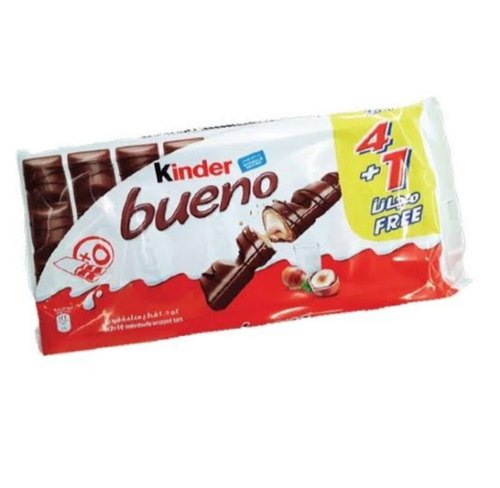Kinder Bueno Chocolate, Packaging Size : 21.5g