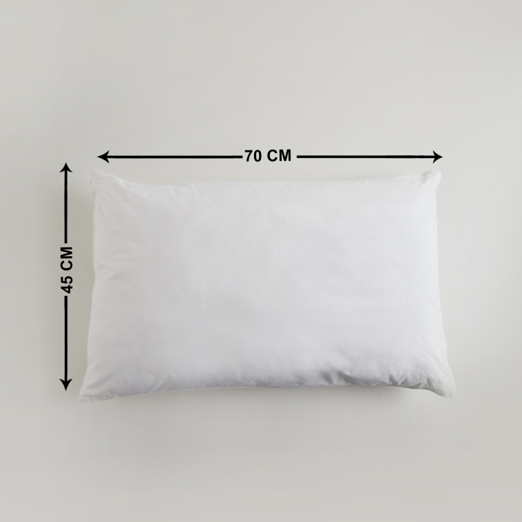 White Polyfill standard Bed Pillow, Packaging Type : Carton Box, Wooden Box, Packed