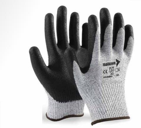 MALLCOM Cut Resistant Gloves, Size : Large