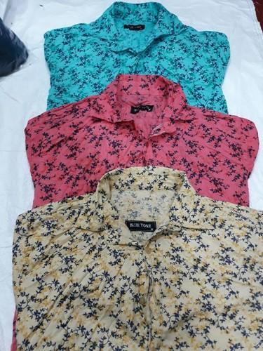 Mens Poplin Printed Shirts