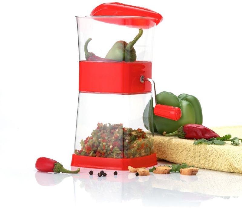 Manual Plastic Transparent Chilly Cutter