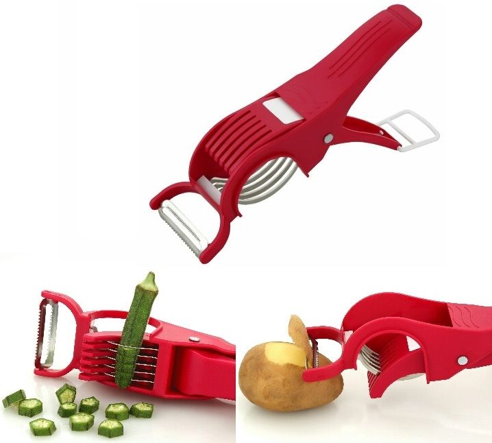 Vegetable Cutter With Peeler