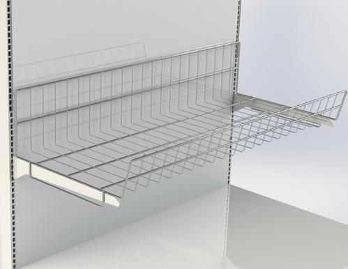 Continues Wire Basket Shelf