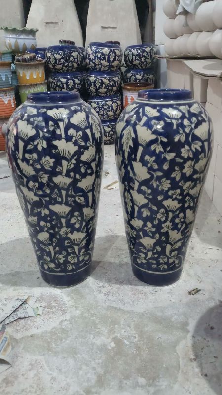 Plain Ceramic Flower Pot, Style : Modern