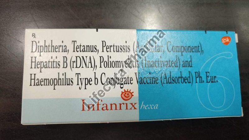 GSK Infanrix Hexa Diphtheria Vaccine,, Packaging Type : Box