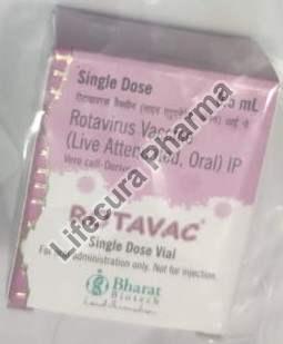 Rotavirus Vaccine, for Clinic, Hospital, Personal, Packaging Type : Vial