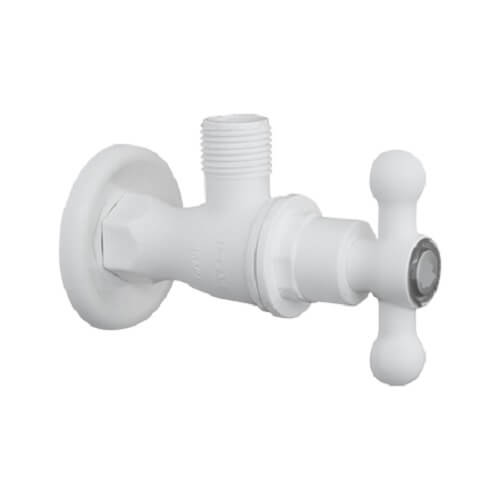 Plastic T. Handle Angle Cock, for Bathroom, Kitchen, Feature : Durable, Fine Finished