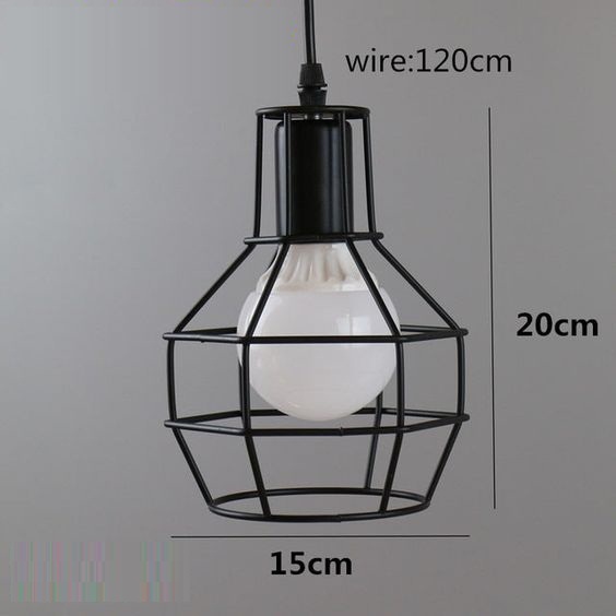 Iron hanging lamp