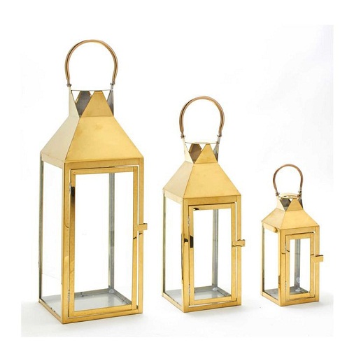 Metal Candle lanterns for home decor