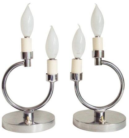 Metal iron candle holder