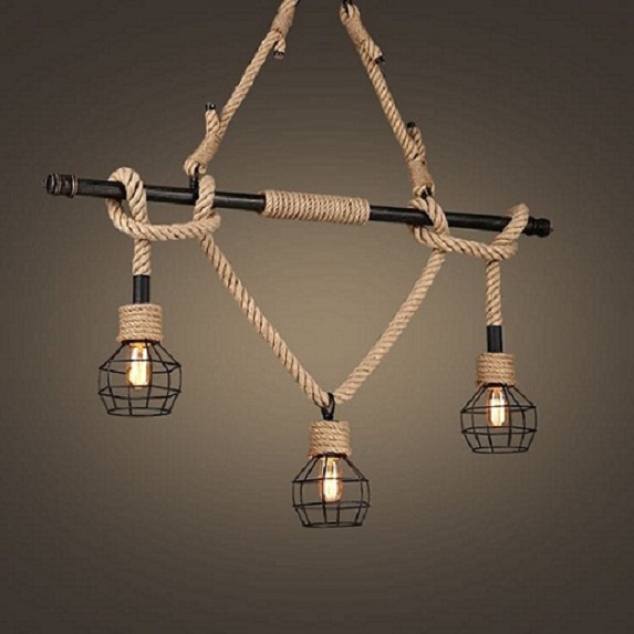 Tube Rope hanging lamp, for Home, Voltage : 110V