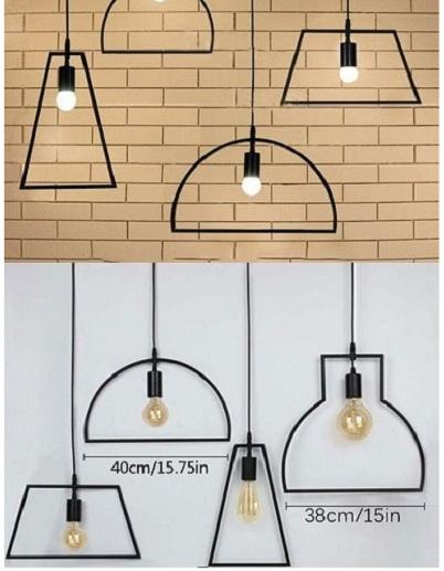 Round Simple design hanging lamp, for Home