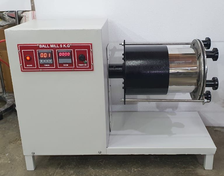 Automatic Electric Ball Mills, for Grinding Materials, Voltage : 110V