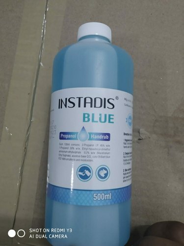 Instadis Hand Sanitizer, Packaging Size : 500 ML
