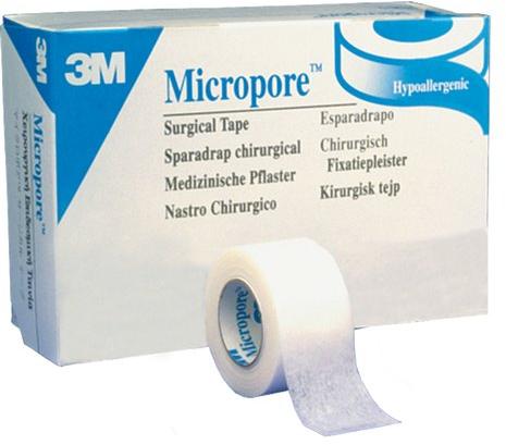 3M Micropore Surgical Tape, Color : White