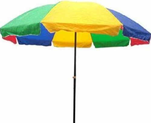 Polyester Multicolor Garden Umbrella