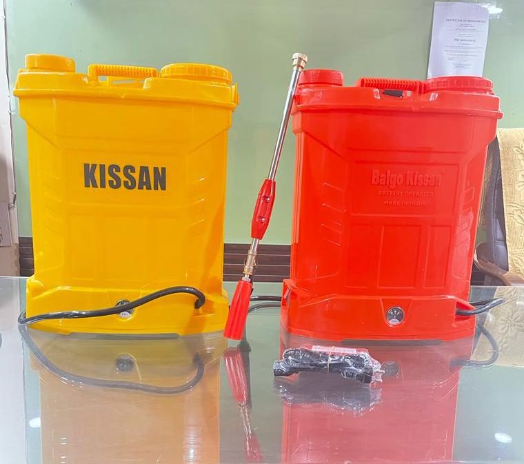 Metal Plastic Balgo Kissan Battery Sprayer, for Agricultural Use, Storage Capacity : 20ltr