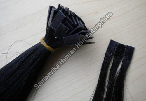 Flat Tip Hair Extension, for Parlour, Personal, Color : Black