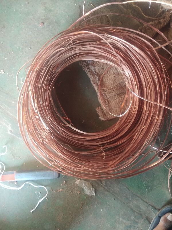 Cu copper wire scrap, Color : Brown