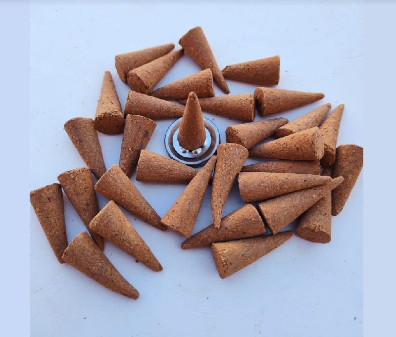 Incense Gulab Dhoop Cones, Feature : Aromatic, Long Lasting, Natural Fragrance, Religious