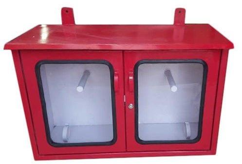 Mild Steel Hose Box, Color : Red