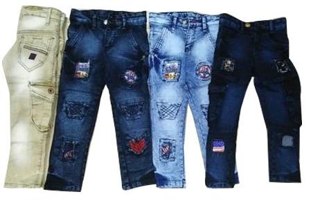 Faded Cotton Kids Jeans, Occasion : Casual Wear, Party Wear