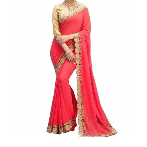 Ladies Fancy Saree, for Easy Wash, Anti-Wrinkle, Occasion : Party Wear