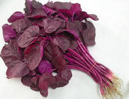 Organic Fresh Red Spinach, for Pesticide Free