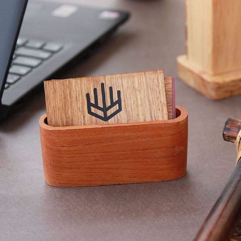 Wooden Card Holder