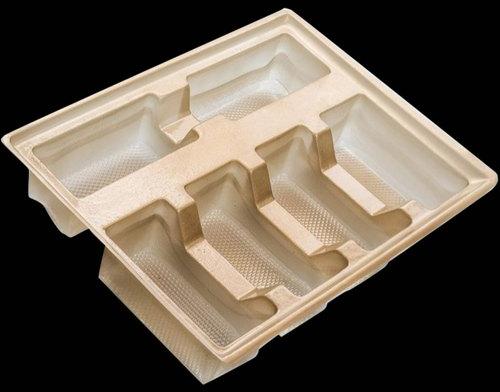 Rectangle PP Biscuit Packaging Tray, Size : Custom