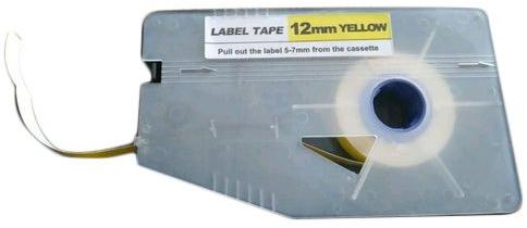 PVC Label Tape, Color : Yellow