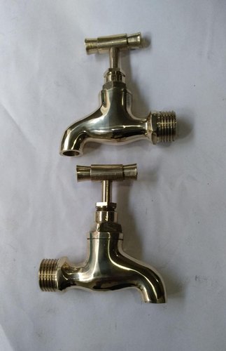 200 gm Polished Brass Bib Cock, for Bathroom, Color : Golden