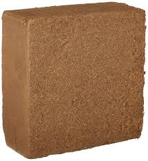 Coco peat blocks, Block Size : 34x34x16cm