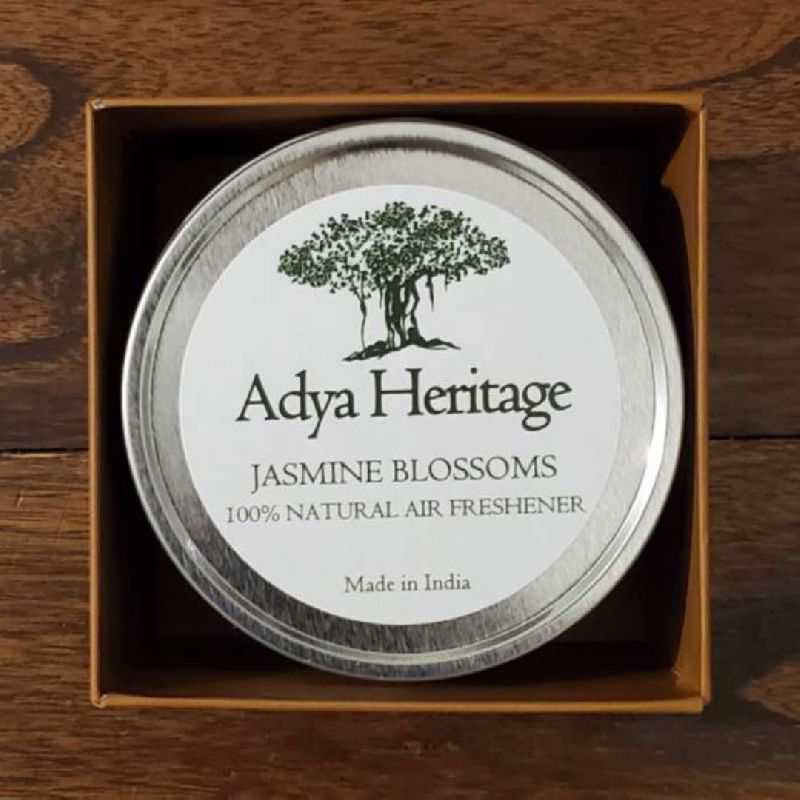 Adya Heritage Jasmine Blossom Air Freshener, for Car, Office