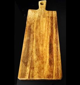 Adya Heritage Wooden Rectangle Cheese Platter, Color : Light Brown