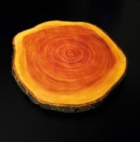 Adya Heritage Wooden Round Cheese Platter, Size : Standard