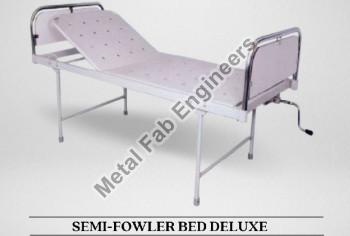 Polished Metal Deluxe Semi Fowler Bed